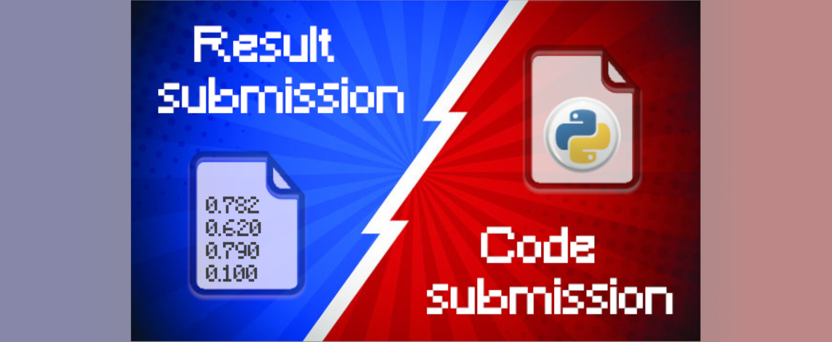 ML Challenges: result submission VS code submission