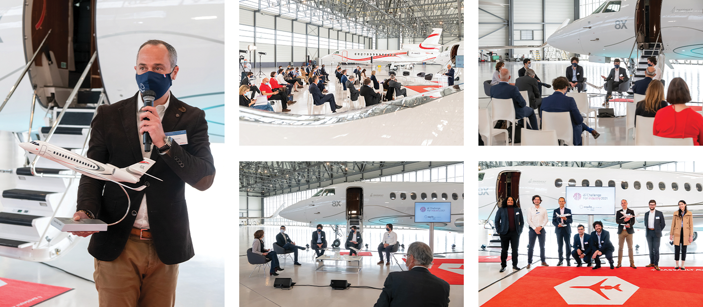 Award ceremony at Dassault Aviation