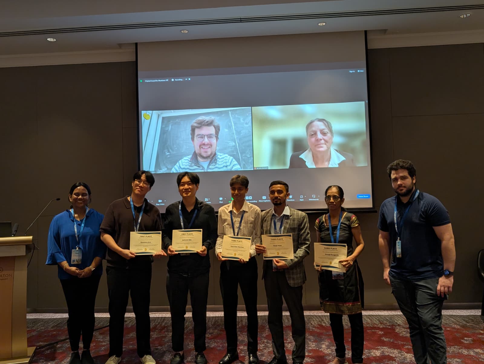 Award ceremony at ICAIF'25