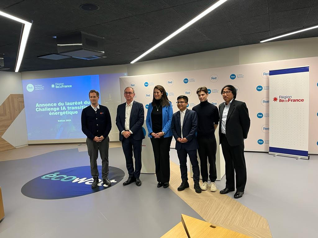 Announcement of the L2RPN 2023 winner with RTE and Région Île-de-France